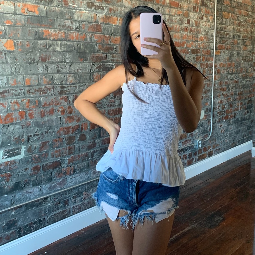 Anthropologie smocked tank!!